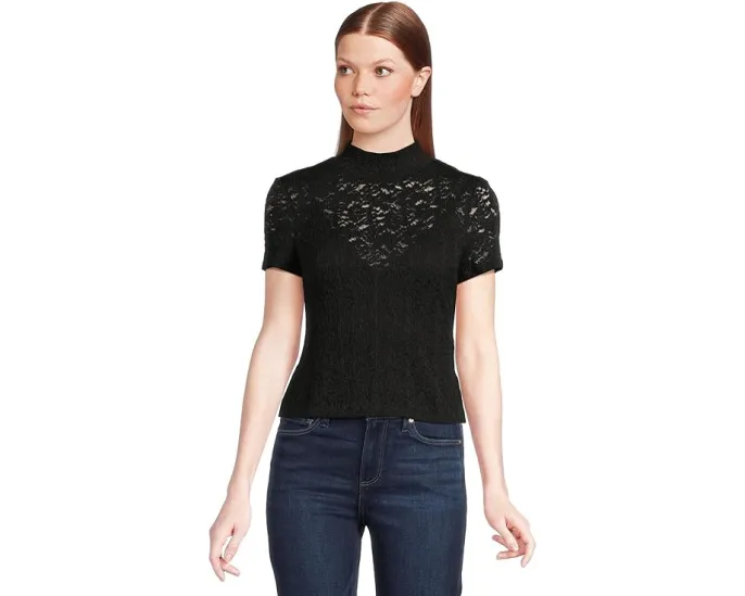 Топ June из стрейч-кружева с камуфляжным низом от Paige