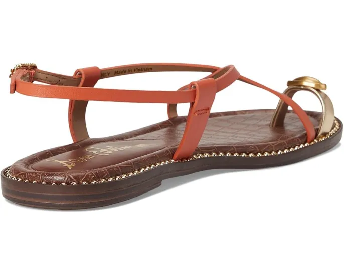 Сандалии Sam Edelman Tenly с ремешками и кольцом на палец на низком каблуке