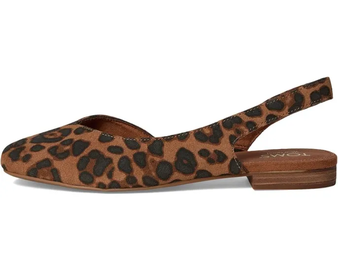 TOMS Балетки Alene с квадратным носком и мини каблуком