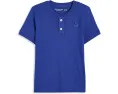 Футболка Essential Henley Tee от abercrombie kids с классической посадкой