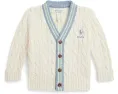 Polo Ralph Lauren Kids Хлопковый кардиган в крикетном стиле для младенцев