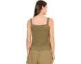 Вязаный топ Ebden Knit Tank от Varley золотисто-оливкового цвета