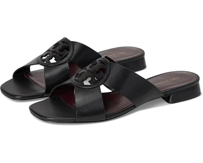 Босоножки Tory Burch Miller Criss Cross с перекрещивающимися ремешками и медальоном