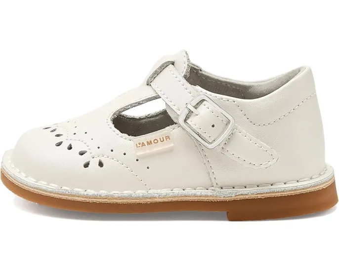 Сандалии L'Amour Shoes Kids Ruthie с перфорацией и застежкой на липучке