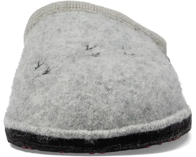 Тапочки Haflinger Songbird из вареной шерсти с противоскользящей подошвой