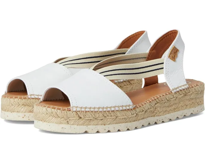 Toni Pons Сандалии Estel-Sw на платформе из джута с открытым мысом