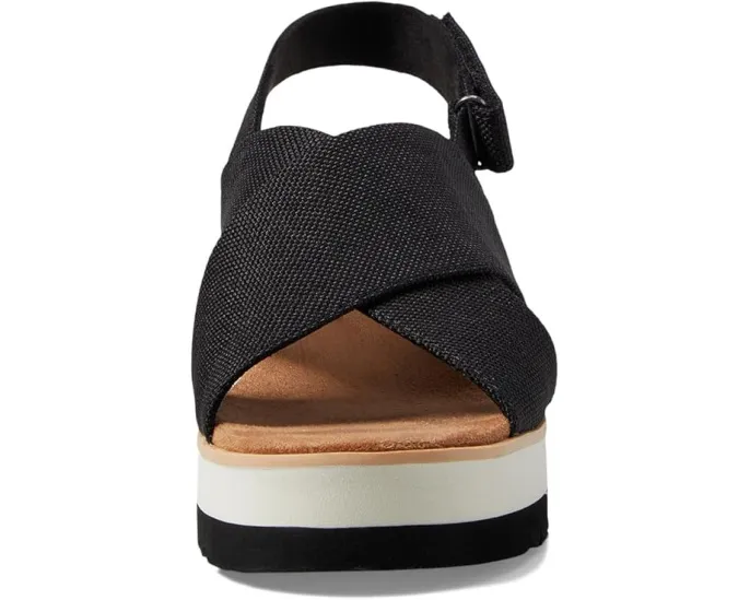 Босоножки TOMS Diana Crossover на платформе с перекрещенными ремешками