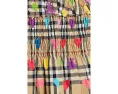 Burberry Kids Юбка Ama Check Heart с клеткой и сердечками