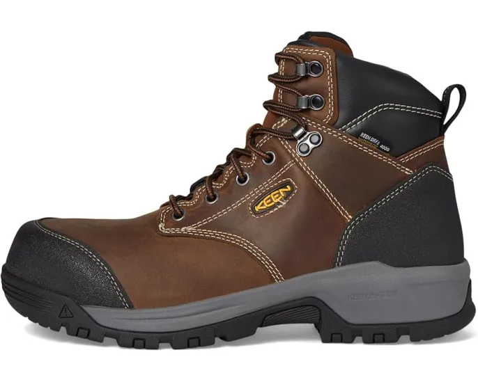 Рабочие ботинки KEEN Utility Evanston 6 дюймов (15.24 см) с композитным носком, водонепроницаемые, утепленные 400G