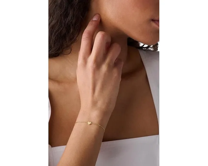 Браслет Kate Spade с мини-сердечком и камнями из кубического циркония