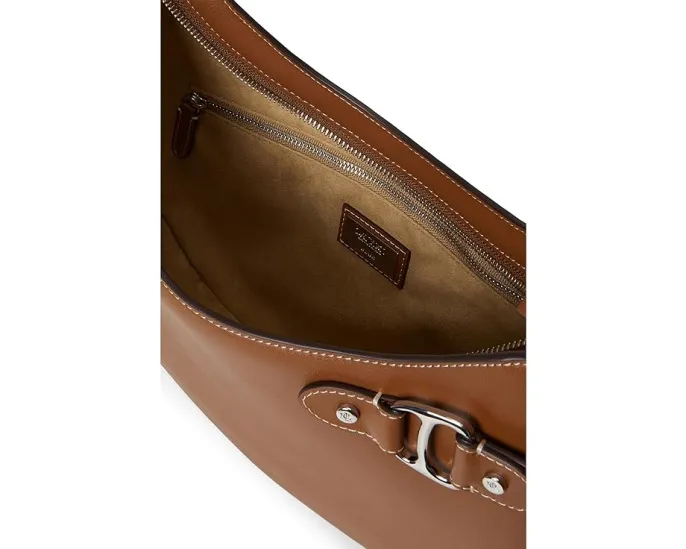 Большая кожаная сумка через плечо Tasha от Lauren Ralph Lauren