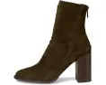 Ботинки Steve Madden Obsession на квадратном каблуке с замком молнией и верхом из замши
