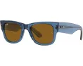 Солнцезащитные очки Ray-Ban 0RB0840S Mega Wayfarer Sport с прозрачными линзами