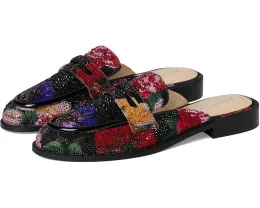 Мюли Blue by Betsey Johnson Liona с кристаллами и принтом под животное