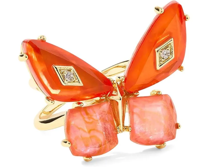 Коктейльное кольцо Bianca Butterfly от Kendra Scott с дизайном бабочки