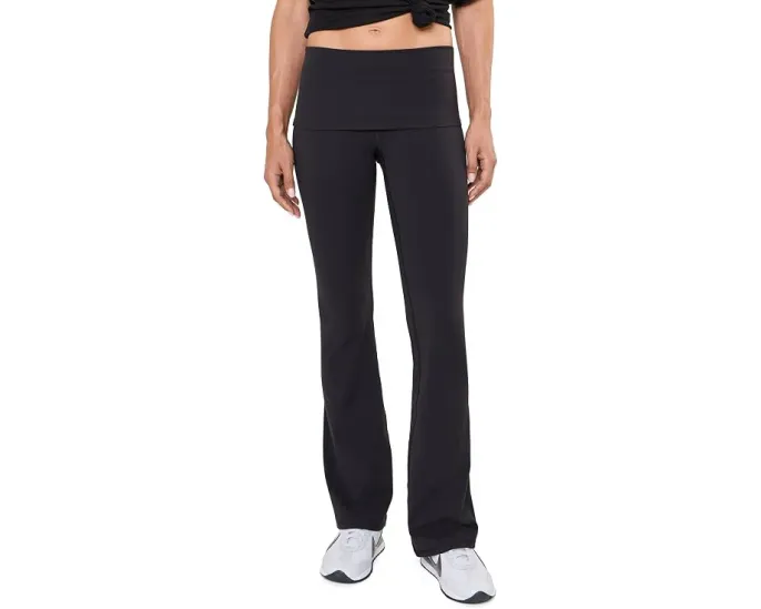 Леггинсы с защипами и расклешенным низом Euphorialift Foldover Flare Leggings от Spiritual Gangster