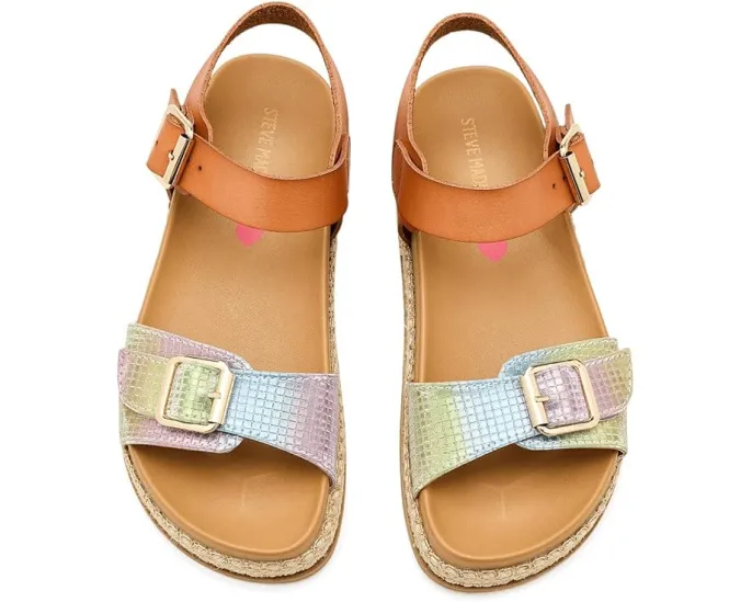 Steve Madden Avenue детские сандалии на платформе с омбре бретелями и крупными пряжками