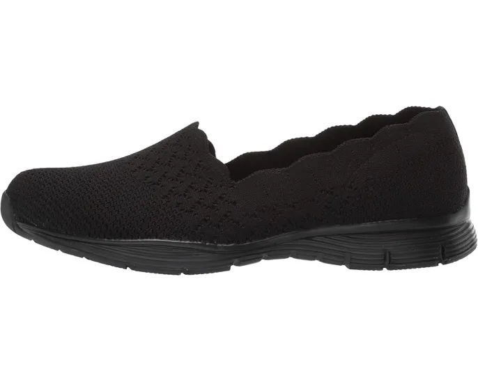 Skechers мокасины Seager Stat с цельновязаным верхом и съемной стелькой с памятью формы