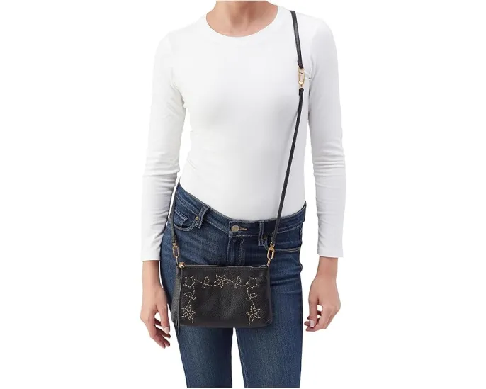 Сумка кроссбоди HOBO Darcy из кожи с цепным ремнем и множеством карманов