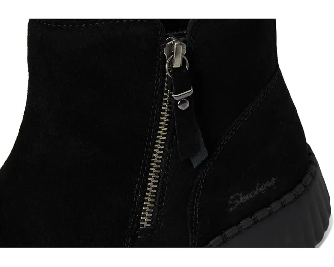 Ботинки SKECHERS Wilshire Blvd с замшевым верхом, клиновидным каблуком и стелькой Memory Foam