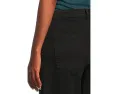 Джинсы AG Jeans Saige Mid Rise Wide Leg Crop укороченные широкие чёрные