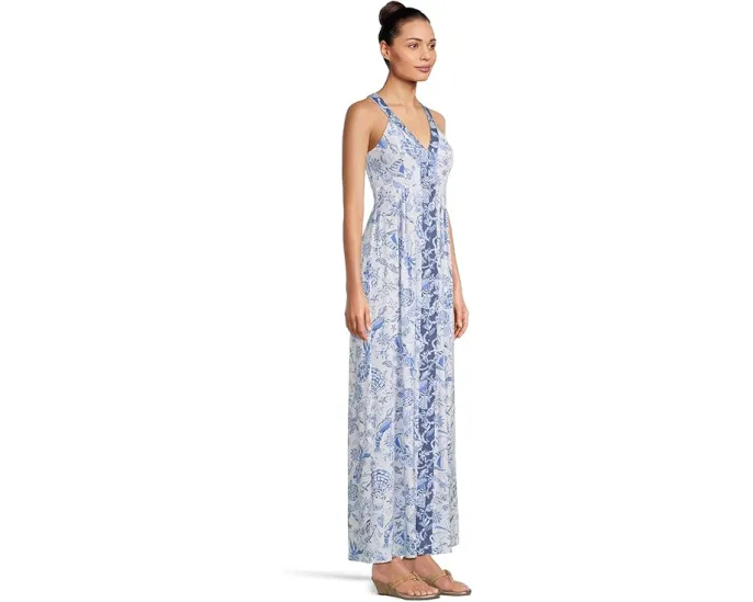 Lilly Pulitzer Платье макси Carmilla с принтом и съемными чашечками