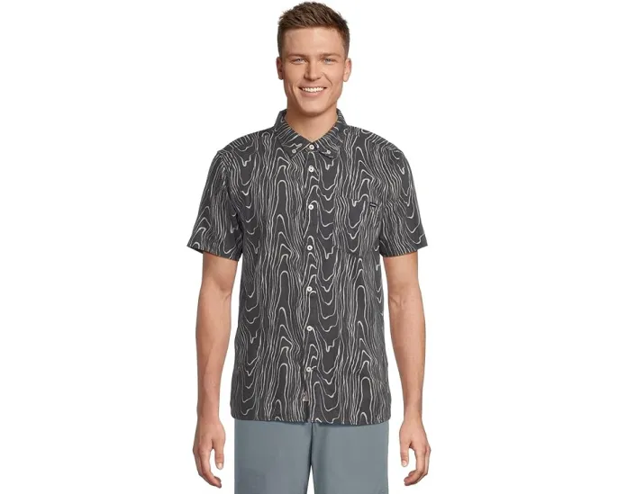 Рубашка Chubbies The Fault Line из хлопка с принтом и эластаном