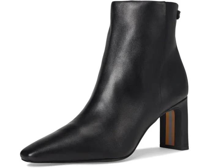 Ботильоны Saige Sam Edelman с архитектурным каблуком и застежкой-молнией