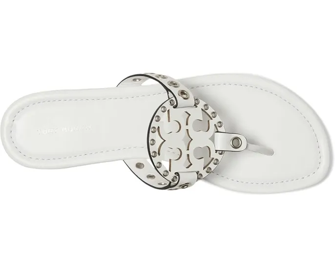 Босоножки Miller Eyelet Sandal Tory Burch с металлическими вставками