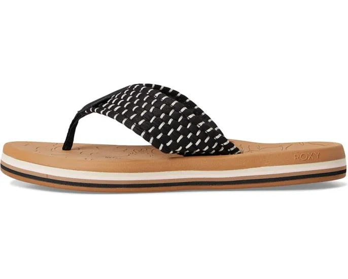 Шлепанцы Roxy Colbee Hi с текстурированным ремешком и стелькой из ЭВА