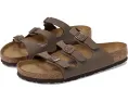Сандалии Florida Soft Footbed с тремя ремешками и пробковой стелькой Birkenstock