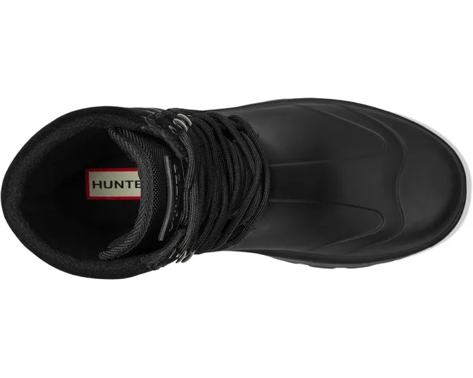 Водонепроницаемые ботинки Hunter London средней высоты на шнуровке