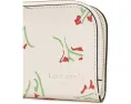 Бифолд кошелек Devin Vibrant Buds Small от Kate Spade New York с принтом цветов