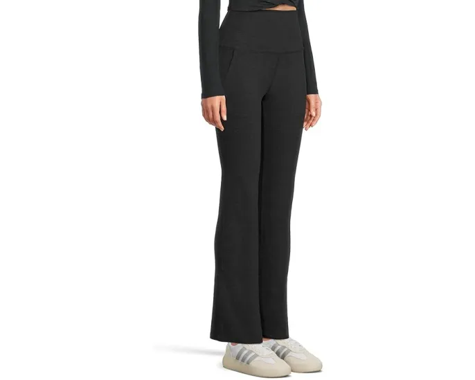 Beyond Yoga Брюки Spacedye High Waisted Practice Pocket Bootcut с карманами