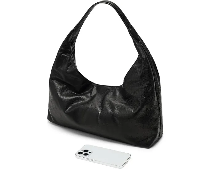 Сумка Madewell Slouchy Shoulder Bag James Dean из кожи с магнитной застежкой