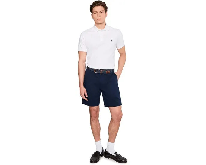 Поло Polo Ralph Lauren с медовой сеткой и зауженным кроем Custom Slim Fit