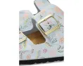 Сандалии Birkenstock Arizona Flower Print из замши с цветочным принтом