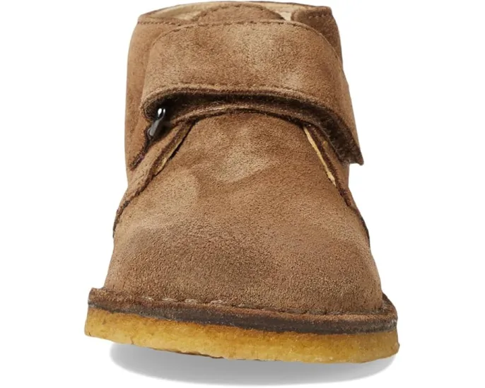 Ботики Naturino Choco из замши для детей с застежкой на липучке