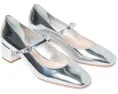 Туфли Lyra Mary Jane от Loeffler Randall серебристого цвета