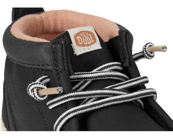 Детские ботинки Hey Dude Kids Wally Mid Classic с подкладкой из полиэстера