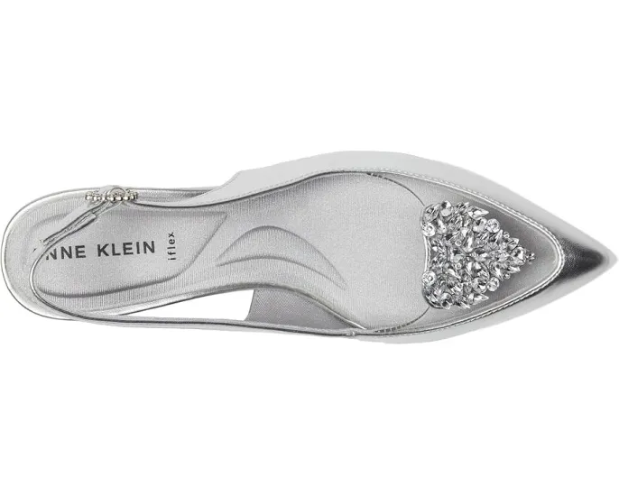 Anne Klein туфли Inviting на устойчивом каблуке с ремешком и стразами