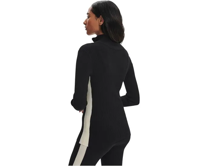 Свитер Varley Demi 2.0 с полузастежкой и контрастной панелью