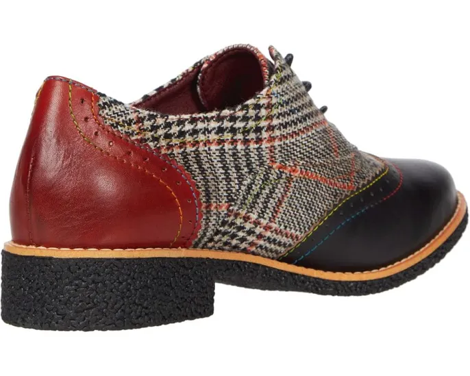 Оксфорды Muggiasti с ручной росписью и шерстяным верхом от L'Artiste by Spring Step