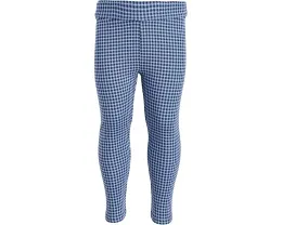 Брюки Janie and Jack из ткани понте в узоре "ёлочка"