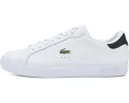 Кроссовки Lacoste Powercourt из кожи с вышитым крокодилом