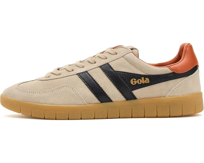 Кроссовки Gola Atlas из премиальной кожи с круглым носом