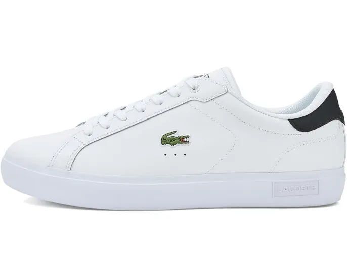 Кроссовки Lacoste Powercourt из кожи с вышитым крокодилом