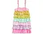 Платье Lola and The Boys Rainbow Tiered Shimmer для малышек