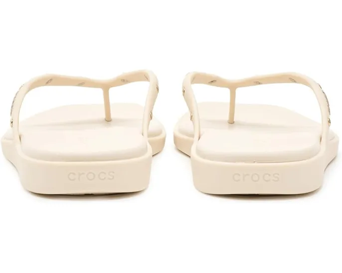 Сланцы Crocs Miami Flip с клиновидной подошвой и квадратным носком