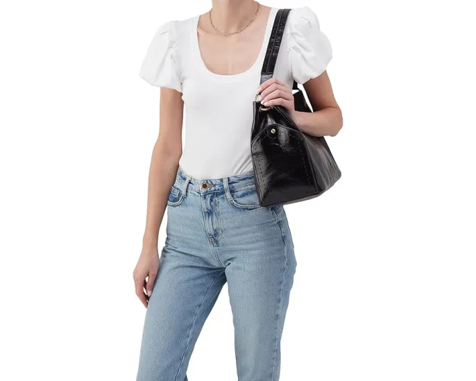 HOBO Seneca Shoulder Bag с магнитной застёжкой и карманом для планшета